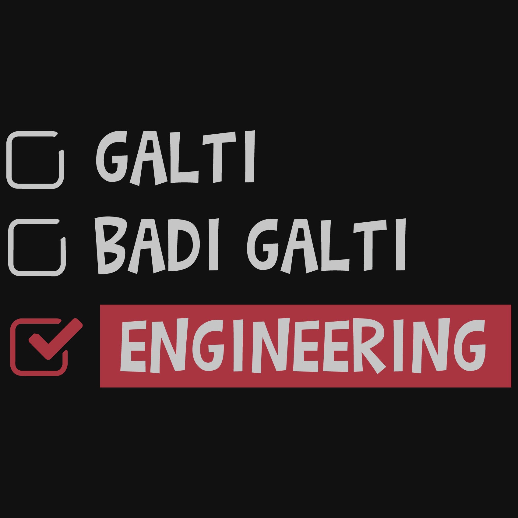 Engineering Galti Reactr Tshirts For Men - Eyewearlabs
