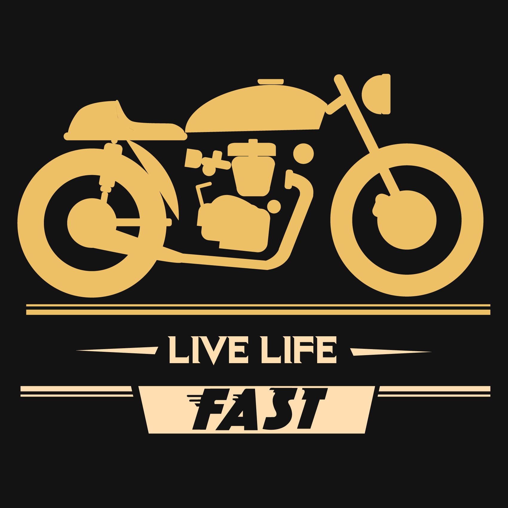 Live Life Fast Reactr Tshirts For Men - Eyewearlabs