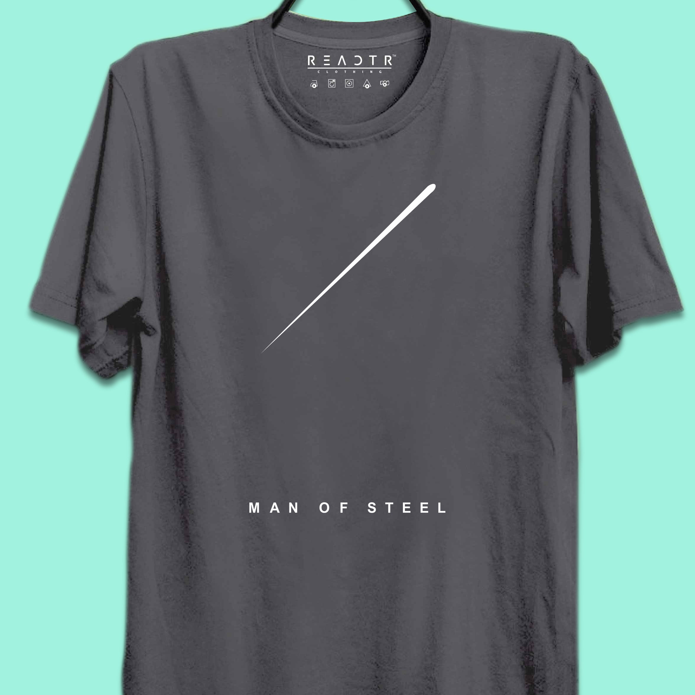 Man Of Steel Reactr Tshirts For Men - Eyewearlabs