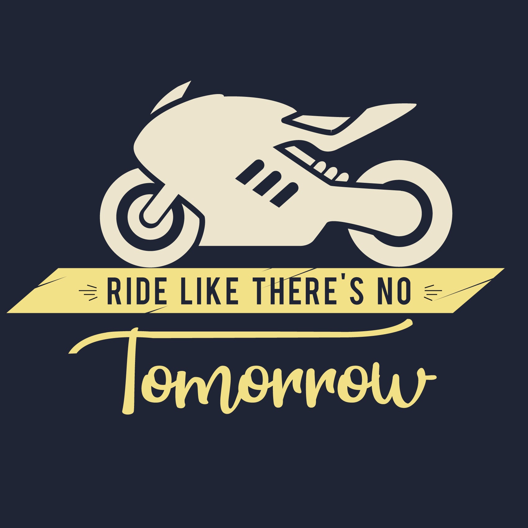 Ride Like There Is No Tomorrow Reactr Tshirts For Men - Eyewearlabs