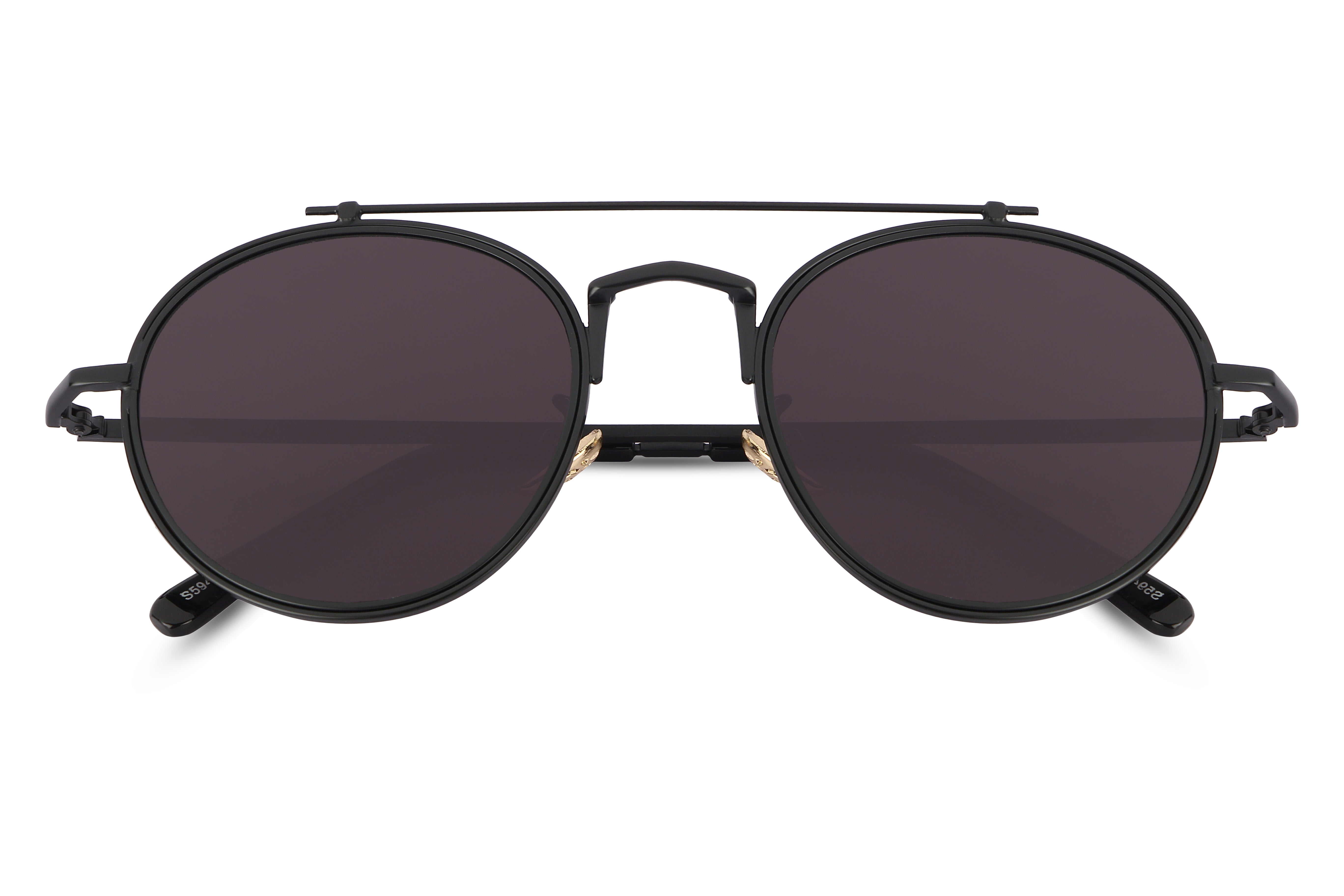 Buy Black Full Frame Round Medium (Size51) REACTR Sunglasses for Men