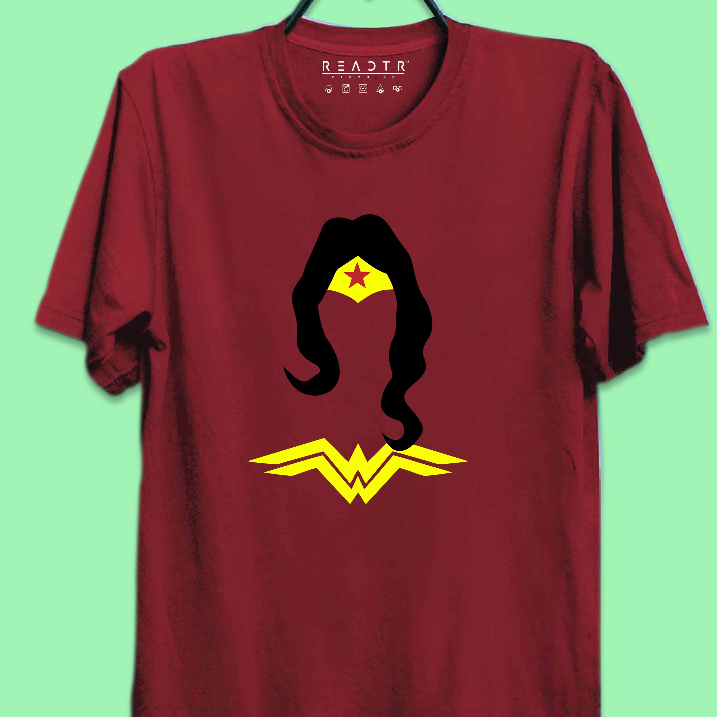 Wonder Woman Reactr Tshirts For Men - Eyewearlabs