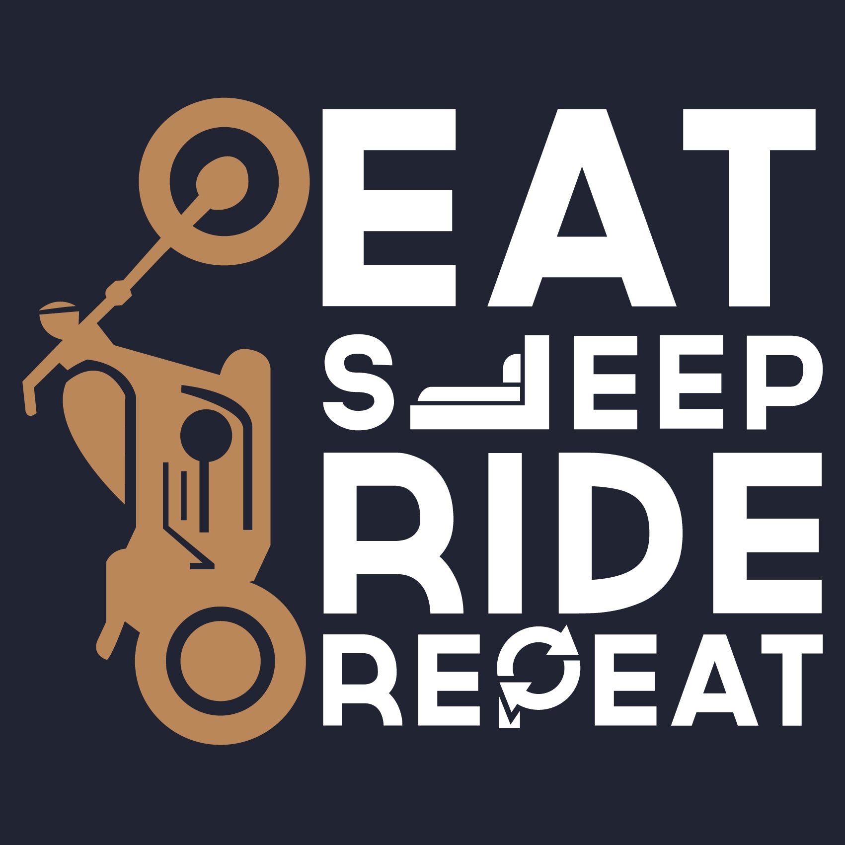 Eat Sleep Ride Repeat Reactr Tshirts For Men - Eyewearlabs