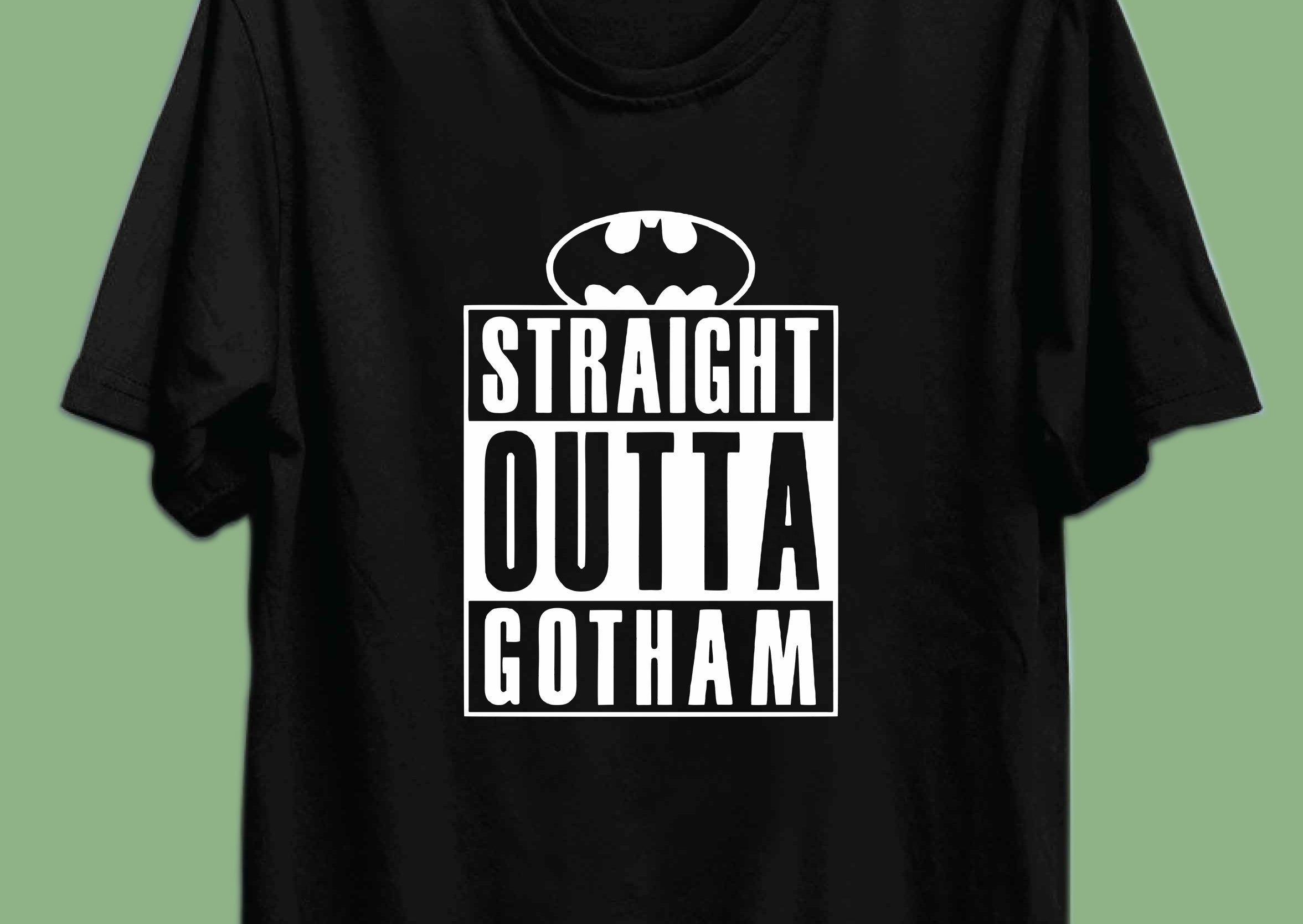 Straight Outta Gotham Reactr Tshirts For Men - Eyewearlabs