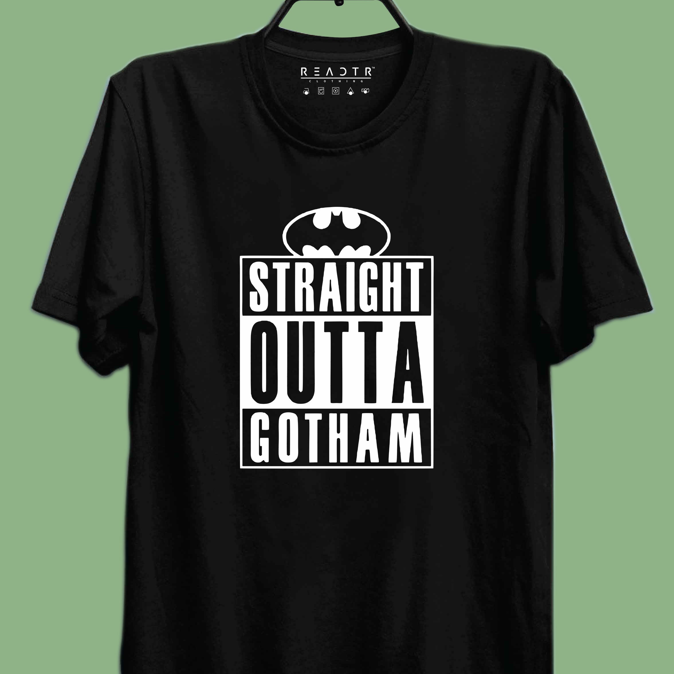 Straight Outta Gotham Reactr Tshirts For Men - Eyewearlabs