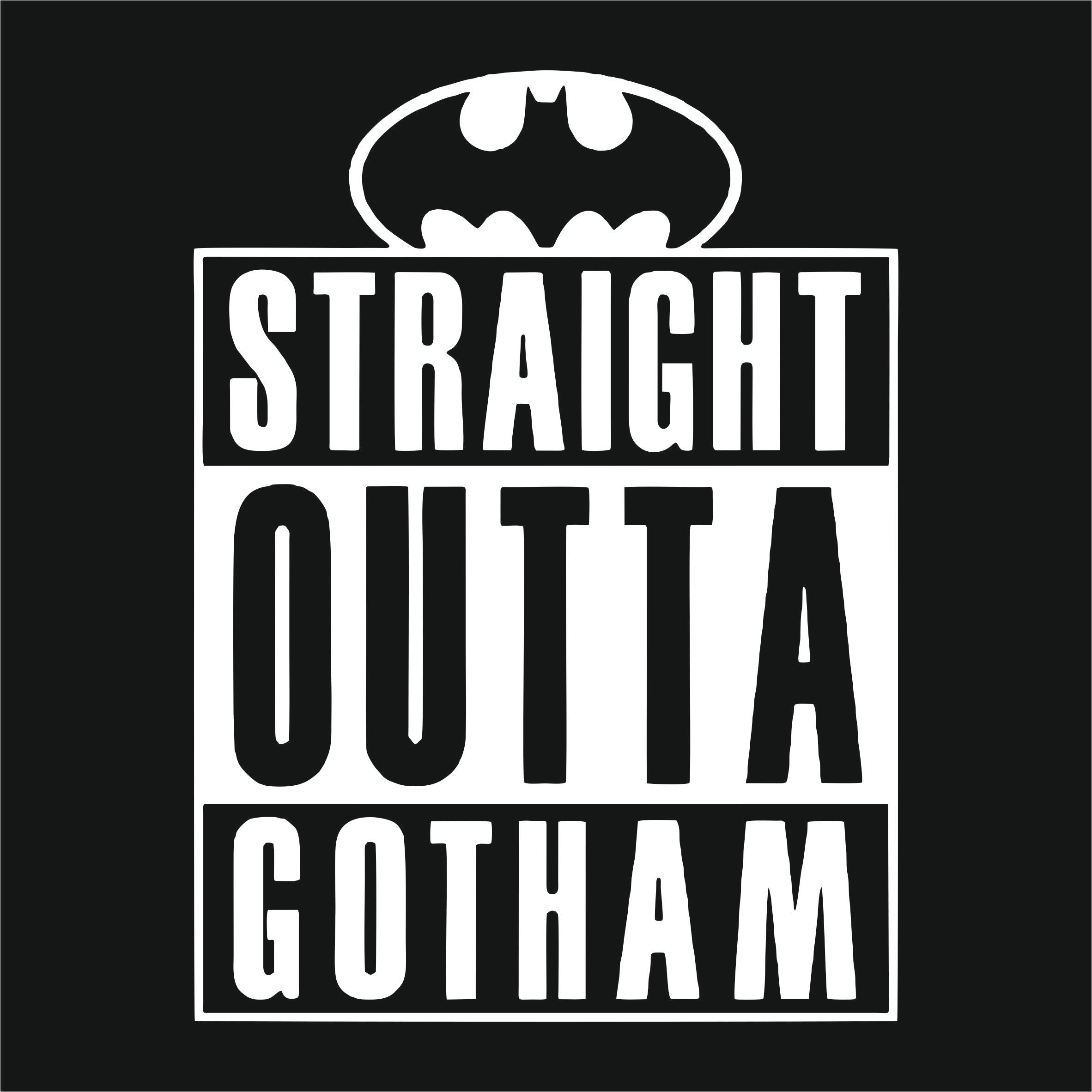 Straight Outta Gotham Reactr Tshirts For Men - Eyewearlabs