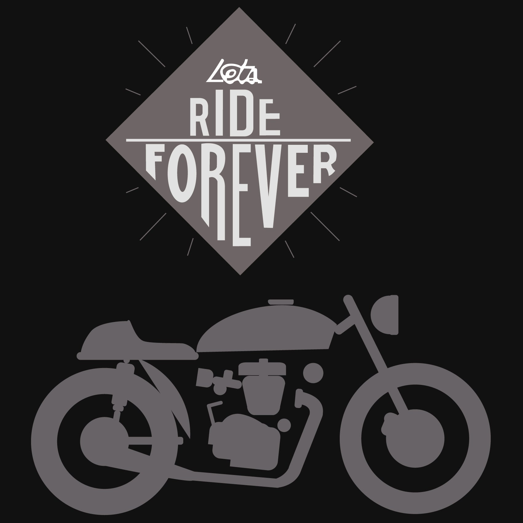 Lets Ride Forever Reactr Tshirts For Men - Eyewearlabs