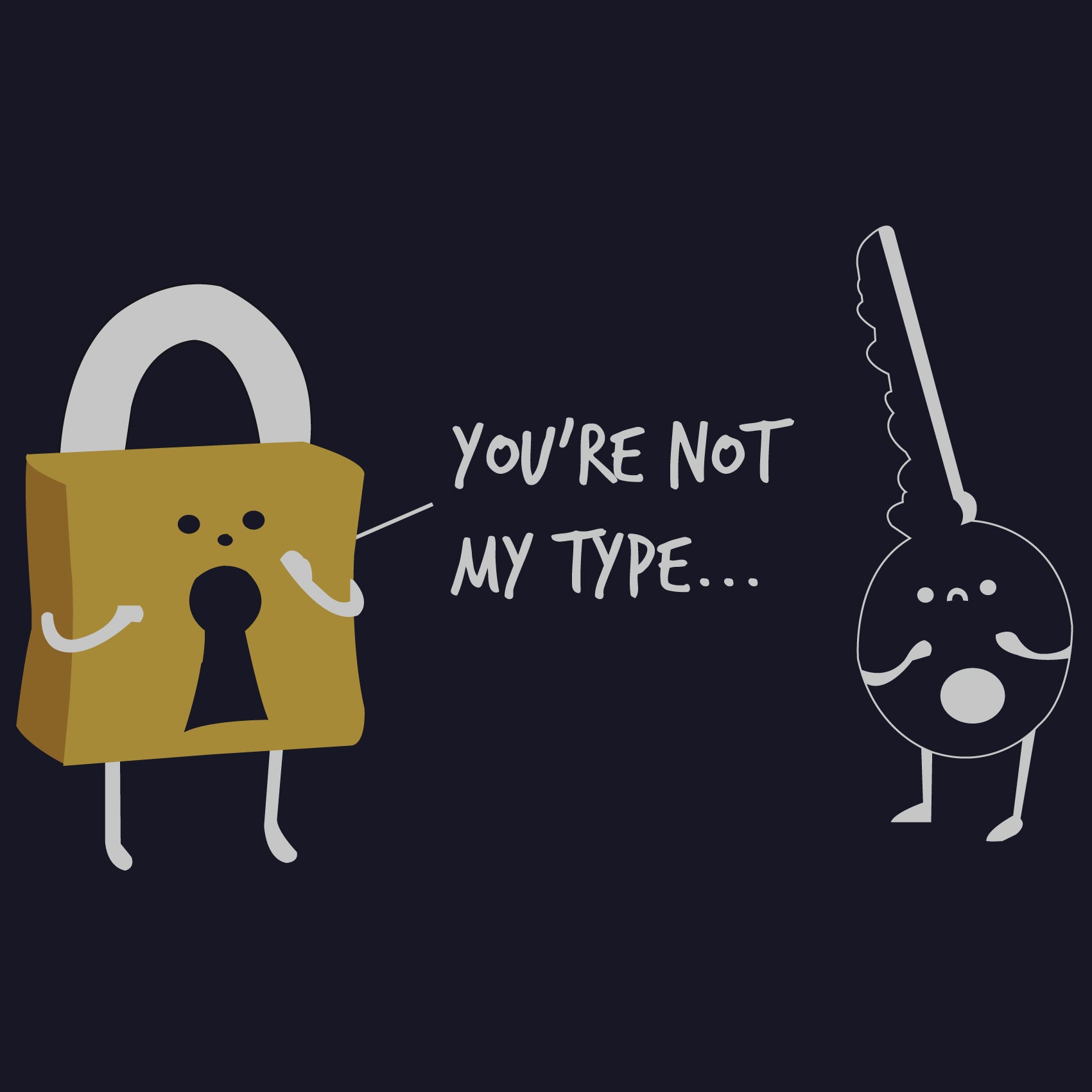 You're not My Type Reactr Tshirts For Men - Eyewearlabs